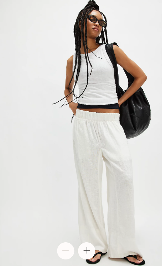 Day's End Linen Pull-On Pants