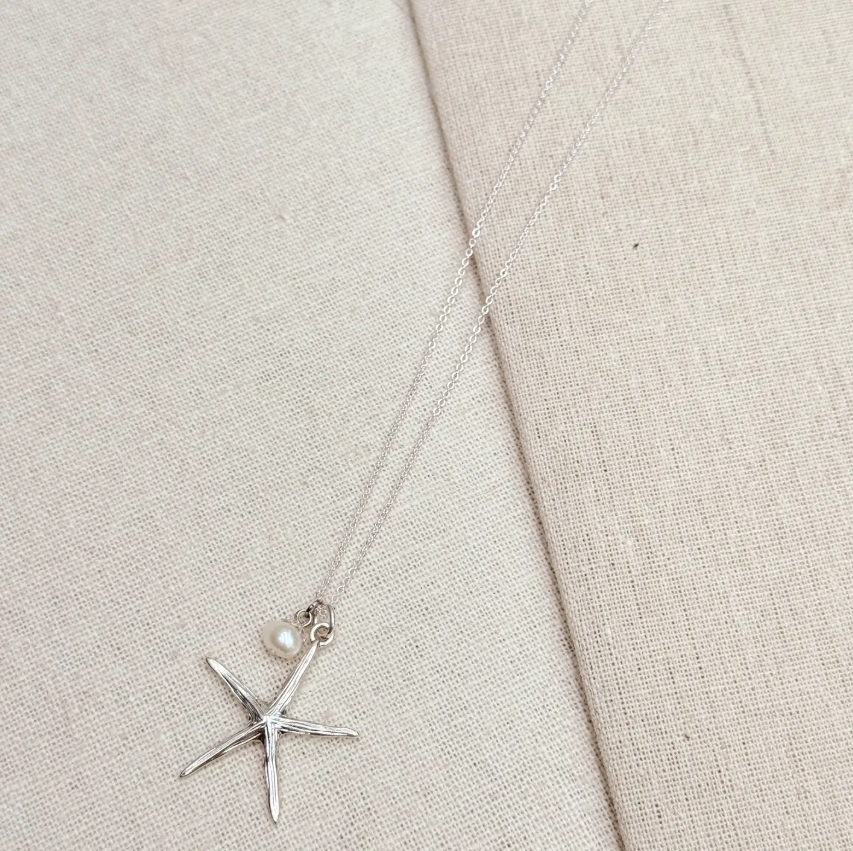 Starfish Necklace - Silver