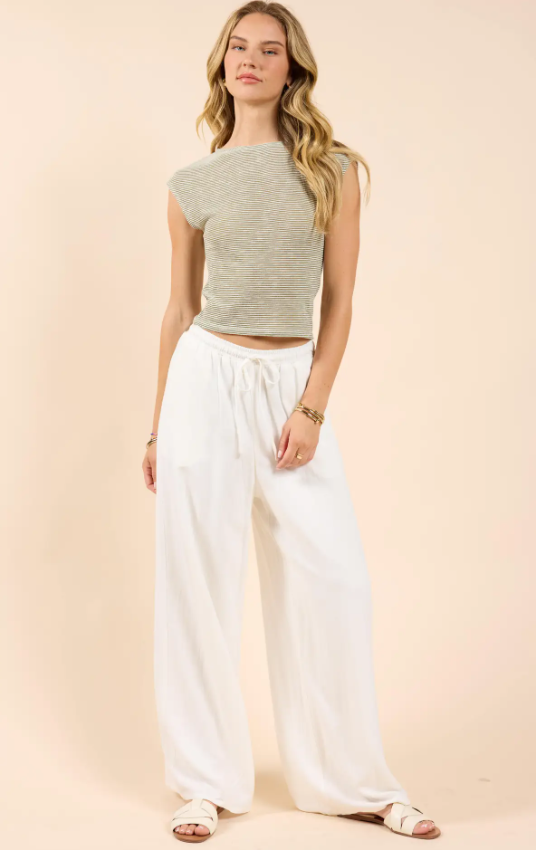 Part of Me Wide Neck Knit Top