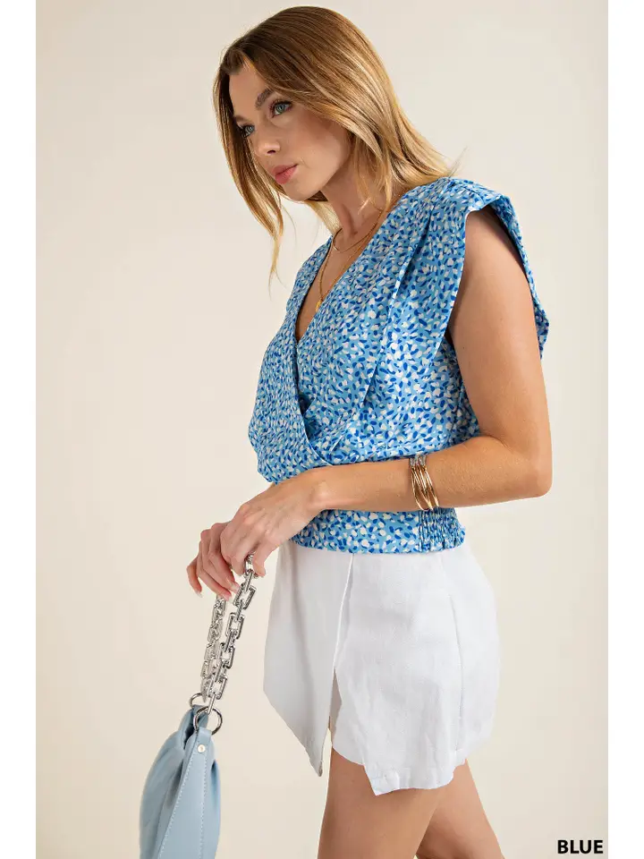 Trudy Blue Blouse
