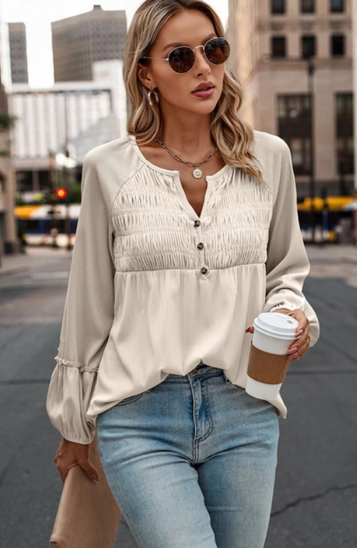 Lilian Ruched Blouse