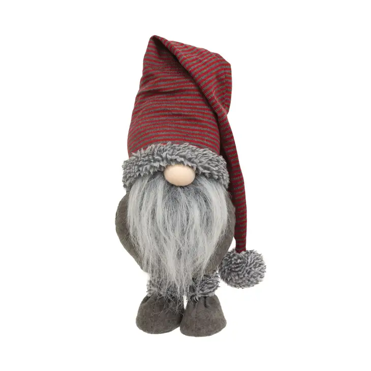 Red/Gray Striped Gnome