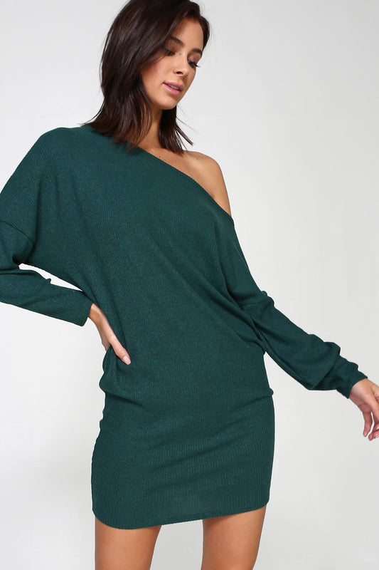 Brushed Sweater Dress