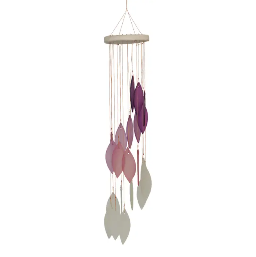 Tumbled Glass Wind Chime