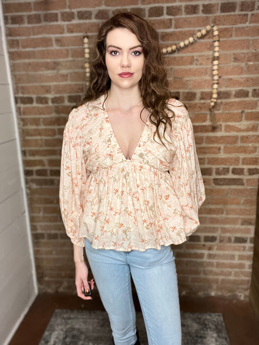 Charlotte Floral Top