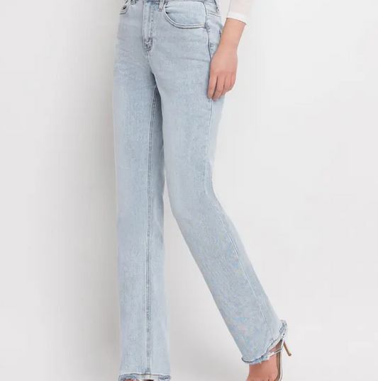 90's Vintage Super High Rise Straight Jeans