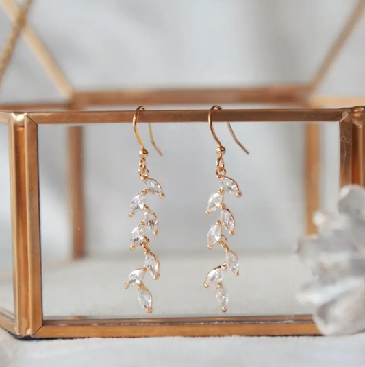 Crystal Vine Earrings