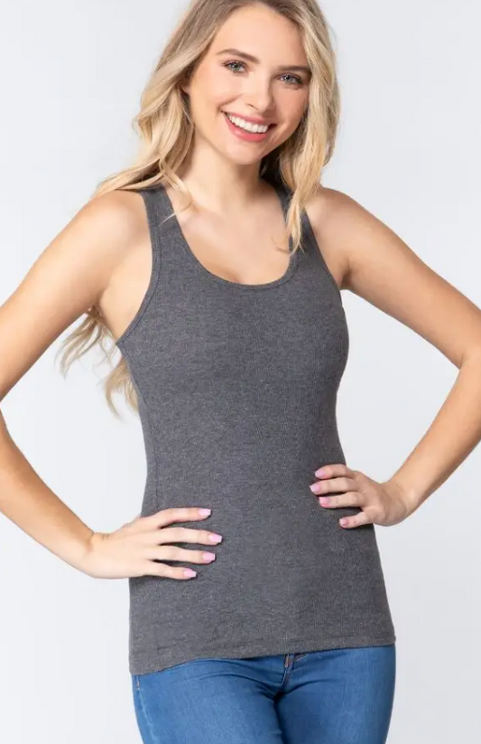 Racerback Rib Tank