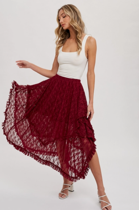 French Countryside Tiered Skirt