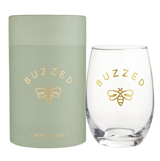 Stemless Wine Glass - Buzzed