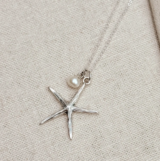 Starfish Necklace - Silver