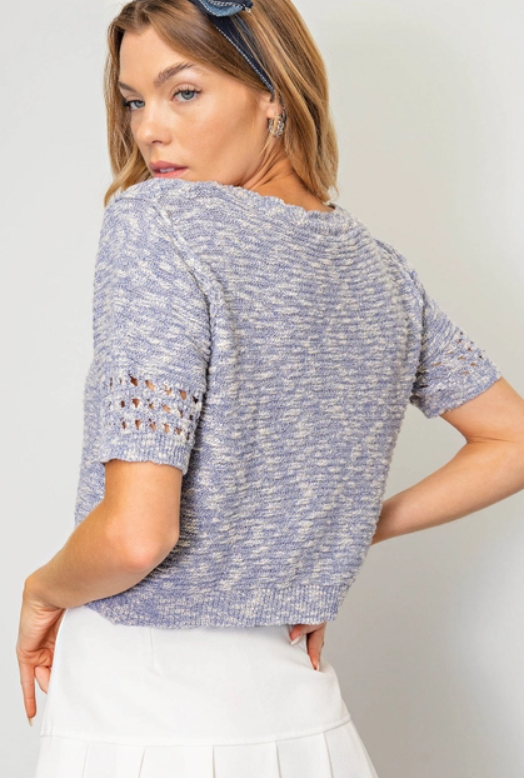 Annie Cap Sleeve Sweater