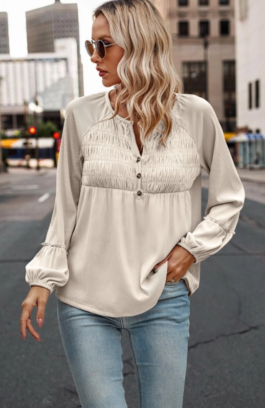 Lilian Ruched Blouse