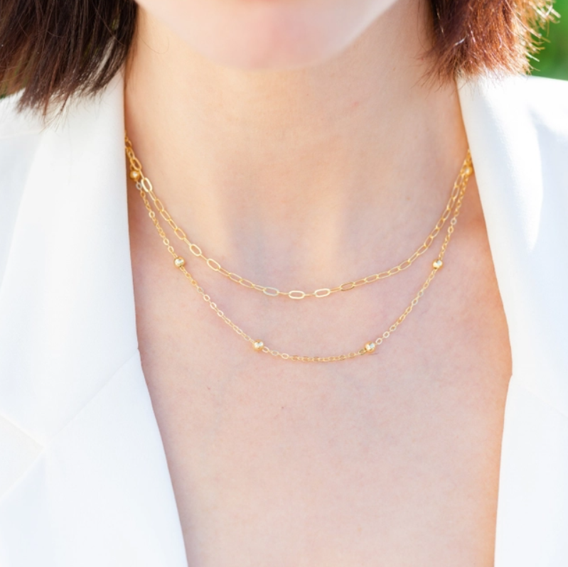 Delicate Double Appeal Necklace