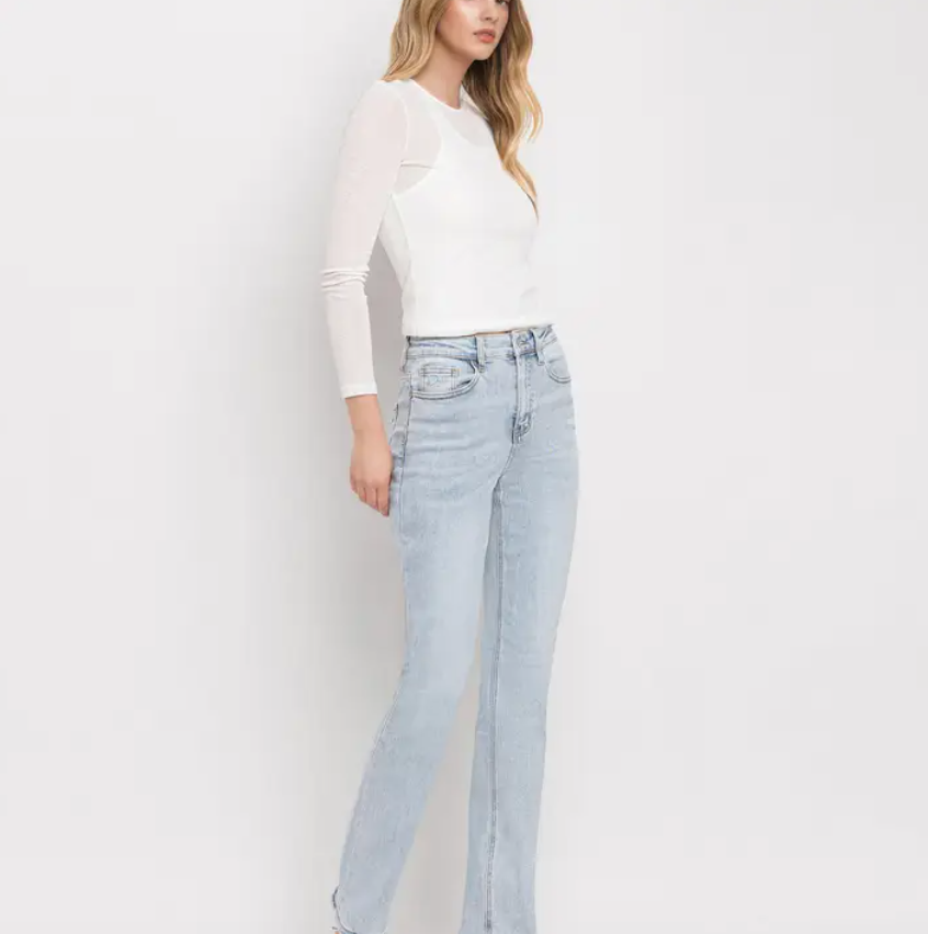 90's Vintage Super High Rise Straight Jeans