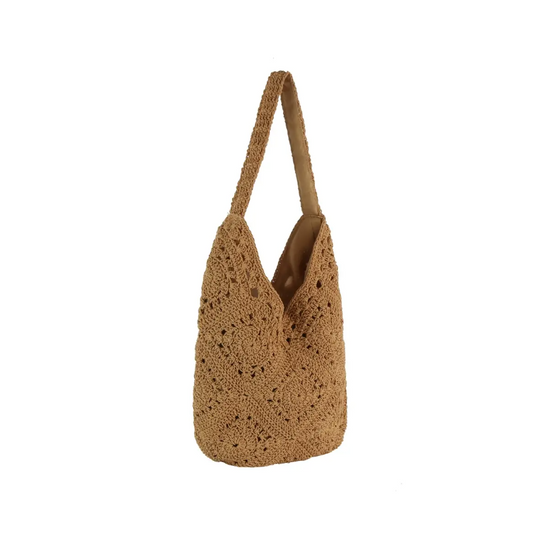 Crochet Woven Tote Bag