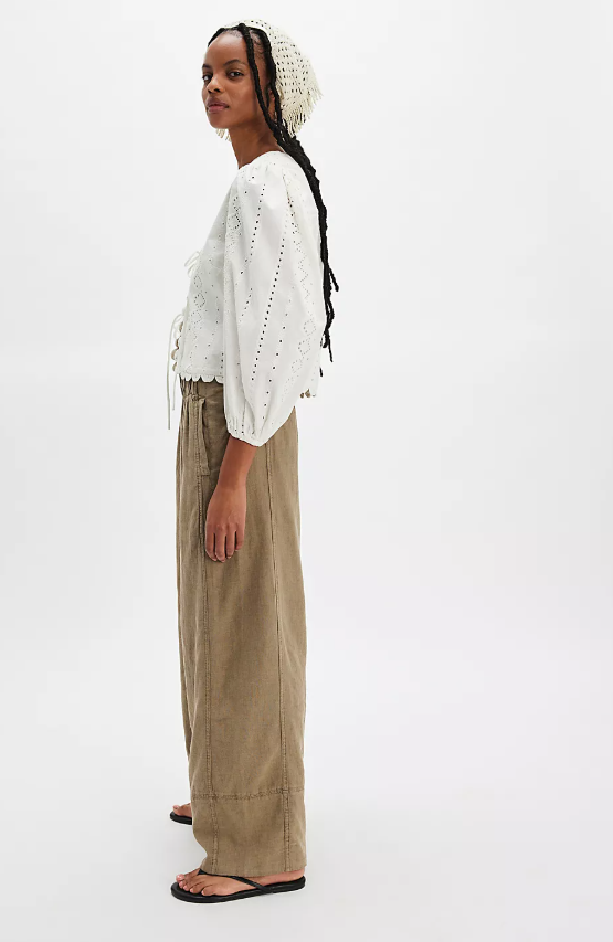 Day's End Linen Pull-On Pants