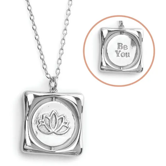 Lotus Necklace - Silver