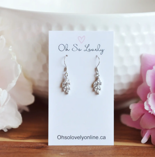Vine Earrings - Silver