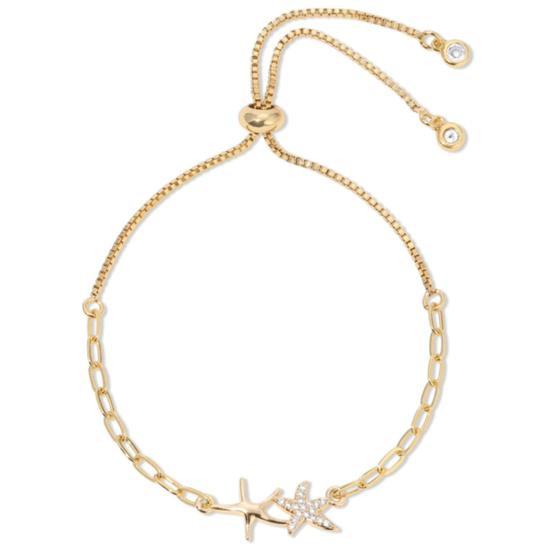 Double Starfish Pulley Bracelet