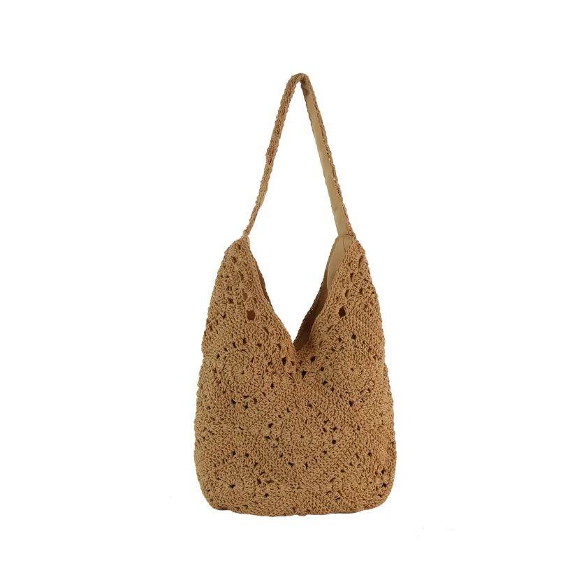 Crochet Woven Tote Bag