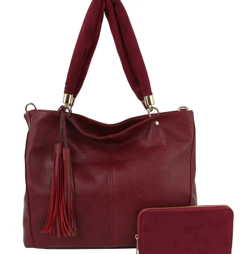 Eliza Hobo Purse Handbag with Wallet