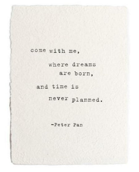 Peter Pan Paper Print