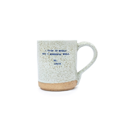 Stoneware XO Singer Mugs