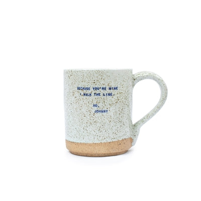 Stoneware XO Singer Mugs