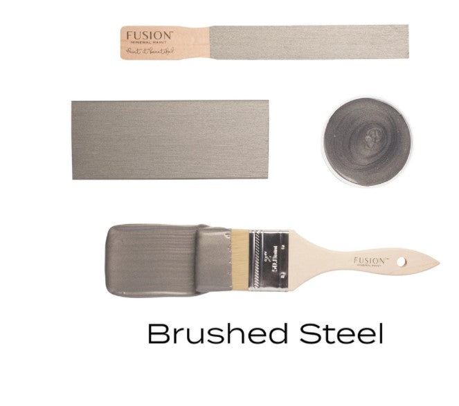 Brushed Steel Fusion Metallic Paint