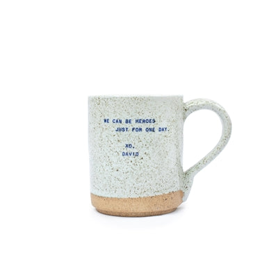 Stoneware XO Singer Mugs